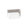Hanah Home Dotta Blanco y Moca Claro con LED
